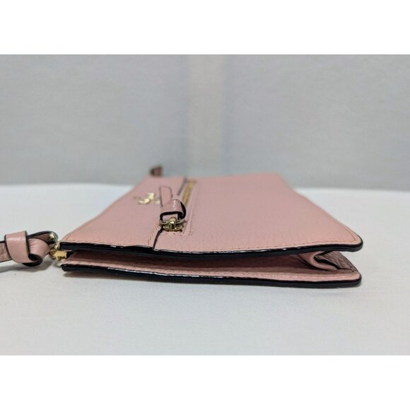 Kate Spade Jackson Street Lancey Wallet Wristlet Pebbled Leather Pink pwru5689 - Picture 5 of 12